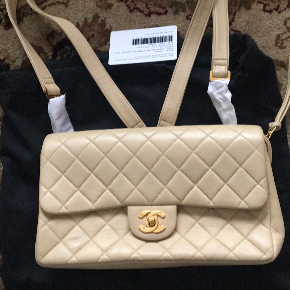 Authentic Chanel mini backpack